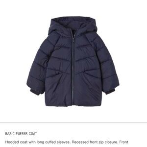 Zara Baby Basic Puffer Coat